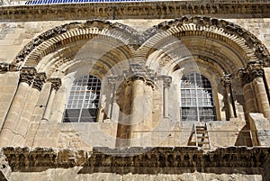 Holy Sepulchre Church facade, Jerusalem