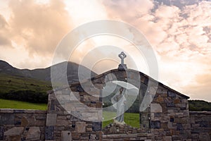 Holy shrine at croagh patrick