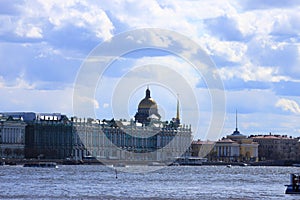 Holy sky above the Hermitage