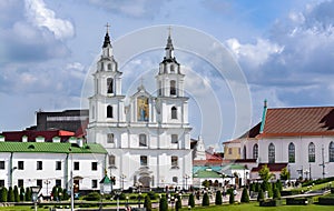 Holy Spirit Church - Minsk Cathedral. Former church of the Bernardine Convent. One of the main attractions of the Upper Town