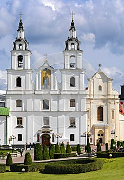 Holy Spirit Church - Minsk Cathedral. Former church of the Bernardine Convent. One of the main attractions of the Upper Town