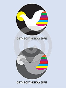 Holy spirit gifths vector photo