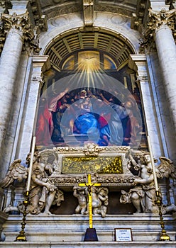 Holy Spirit Painting Santa Maria della Salute Church Venice Italy