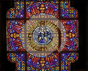Holy Spirit Stained Glass St Augustine Catholic Cathedral Tucson Arizona