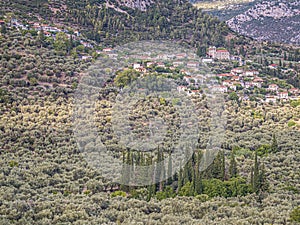 Holy Temple of St. Basil, situated near Amfisa, Eleonas, Greece.