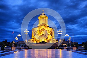 Holy Trinity Cathedral in Tbilisi photo