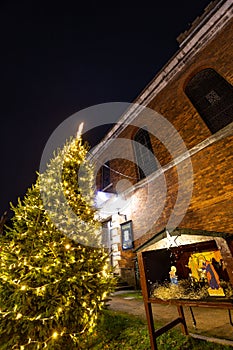 Holy Trinity Church Christmas tree Guildford Surrey England