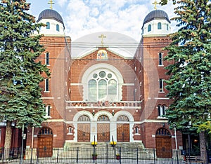 Holy Trinity Church. an old Russian Orthodox church in downtown Toronto