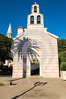 Holy Trinity Church in old town of Budva
