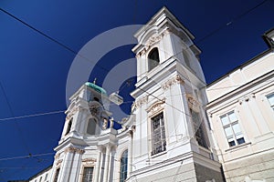 Holy Trinity Church in Salzburg, Austria