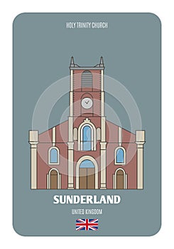 Holy Trinity Church in Sunderland, UK. Architectural symbols of European cities photo