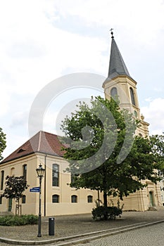 Holy Trinity church in Zossen, Germany