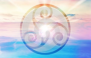 Holy Trinity, Circle of Life, Celtic Knot, Trinity, Triskelion, spiritual symbol of Eternity, Eternal Love