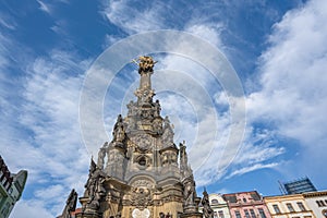 Holy Trinity Column at Upper Square - Olomouc, Czech Republic