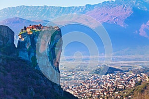 Holy Trinity Monastery on top of the cliff