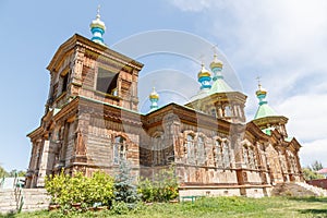 Holy Trinity Orthodox Church. Karakol, Issyk Kul region, Kyrgyzstan