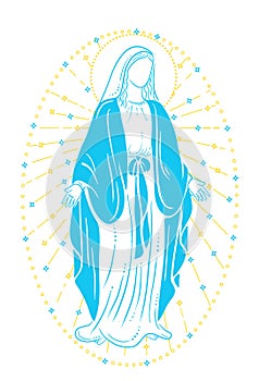 Holy Virgin Mary  in radiance