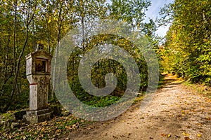 Holy Way of the Cross to the Lourdes Grotto a pilgrimage site to the Chapel in the Liebfrauental