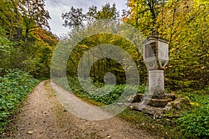 Holy Way of the Cross to the Lourdes Grotto a pilgrimage site to the Chapel in the Liebfrauental