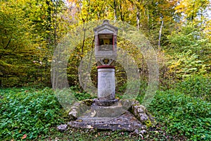 Holy Way of the Cross to the Lourdes Grotto a pilgrimage site to the Chapel in the Liebfrauental