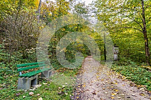 Holy Way of the Cross to the Lourdes Grotto a pilgrimage site to the Chapel in the Liebfrauental