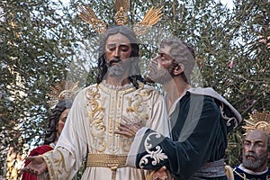 Holy Week in Seville, Judas Kiss