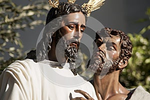 Holy Week in Seville, Judas Kiss photo