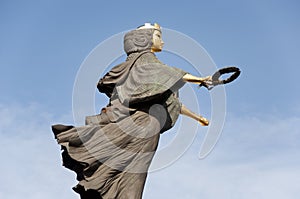 Holy Wisdom statue in Sofia