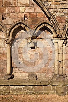 Holyrood Abbey With Gothic Arches photo
