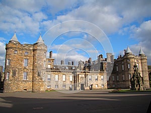 Holyrood Palace in Edinburgh, Scotland photo