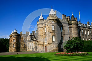 Holyrood Palace and gardens, Edinburgh, Scotland photo