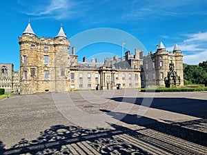 Holyrood Palace Shaddows Edinburgh