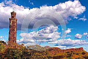 Holyrood park view from Calton Hill - Edinburgh, Scotland