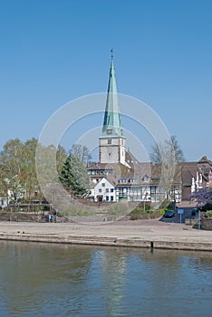 Holzminden,Weser River,Germany photo