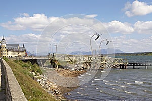 A Homage to the Wind in Puerto Natales in Patagonia, Chile