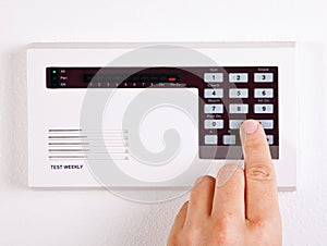 Home alarm system photo