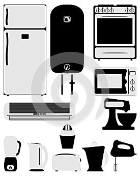 Home appliance icons