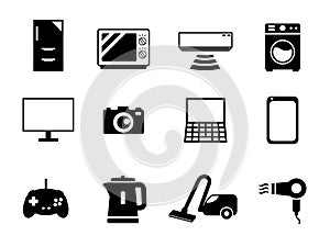 Home appliances icon set1