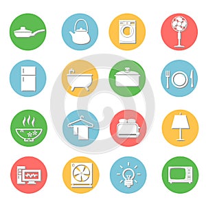 Home Appliances Icons Set