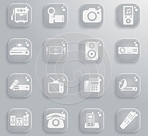 Home applicances simply icons