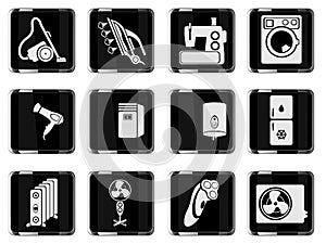 Home applicances simply icons photo