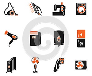 Home applicances simply icons photo