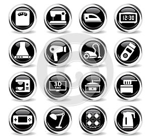 Home applicances simply icons photo