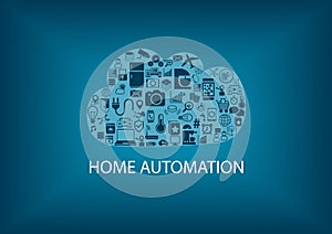 Home automation in the the cloud. Information management background as illustration