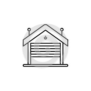 Home automation icon. Element of smart house icon for mobile concept and web apps. Thin line Home automation icon can be used for