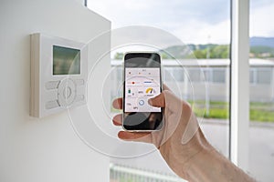 Home automation with smart phone photo