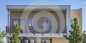 Home with balcony and flat roof in Daybreak Utah