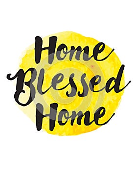 Home Blessed Home Art Print
