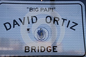 FENWAY PARK, Boston, Ma, BIG PAPI DAVID ORTIZ BRIDGE