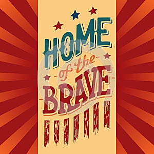 Home of the Brave illustration